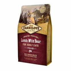 CARNILOVE CHAT Agneau & Sanglier Stérilisé 400 gr