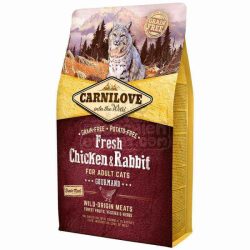 CARNILOVE CHAT FRESH POULET ET LAPIN 400 G