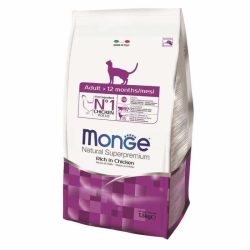 MONGE Chat adulte au poulet 1.5 KG