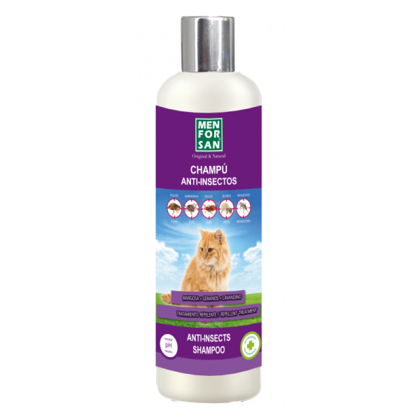 Shampoing pour Chat Anti-Insectes à l'Huile de Neem 300ML