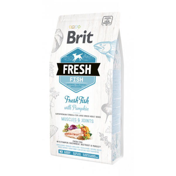 Brit Fresh Poisson&Citrouille Adulte Large 2,5 kg