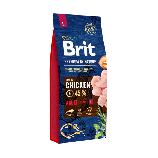 Brit Premium by Nature Adulte L au Poulet 8 kg