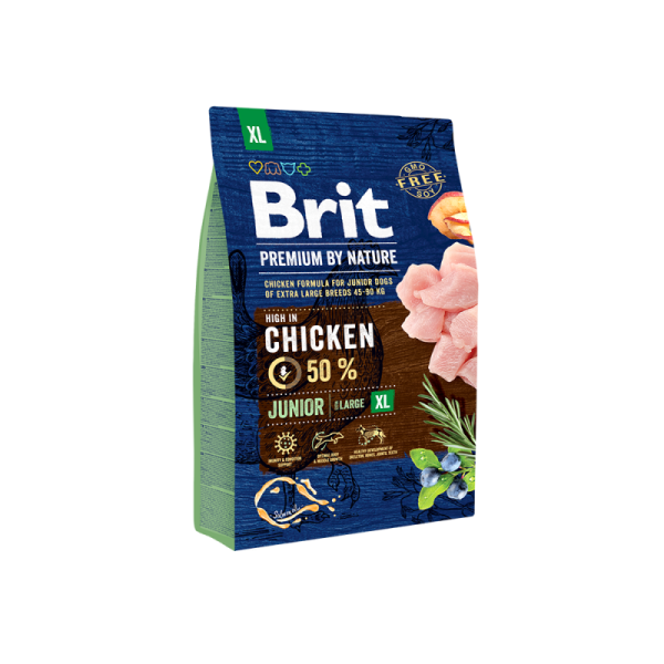 Brit Premium by Nature Junior XL au Poulet 3 kg