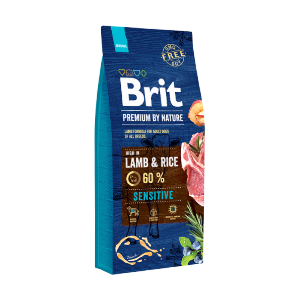 Brit Premium by Nature Sensitive à l'Agneau 15 kg