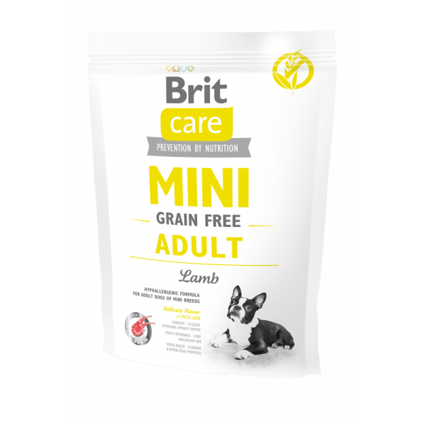 Brit Care Mini Adult à l'Agneau Sans Céréales 400kg