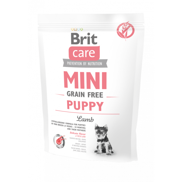 Brit Care Mini Chiot à l'Agneau Sans Céréales 400g