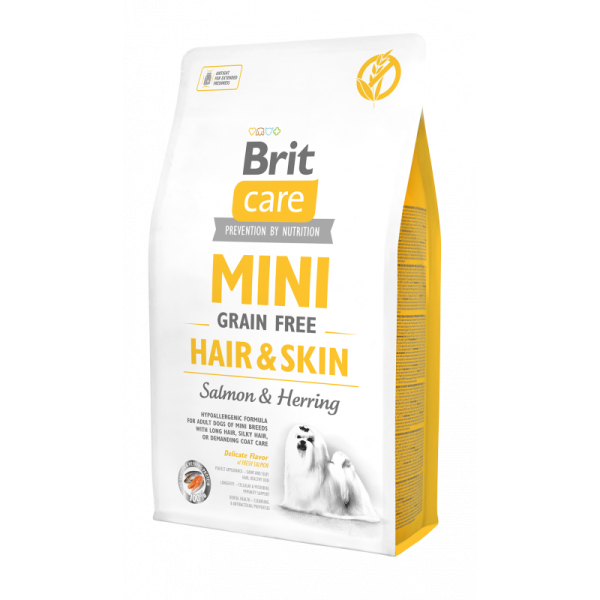 Brit Care Mini Hair&Skin Sans Céréales 2kg