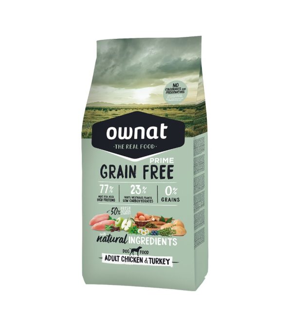 OWNAT PRIME DOG ADULT CHICKEN&TURKEY 12 KG