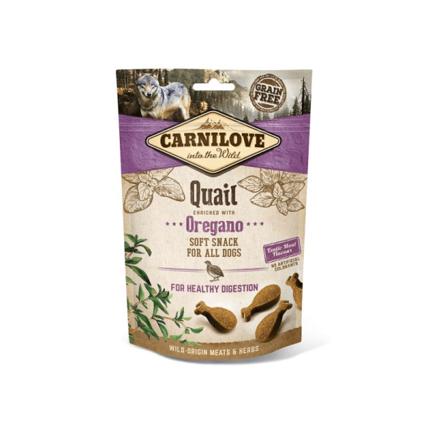 CARNILOVE DOG SNACK CAILLE 200 GR