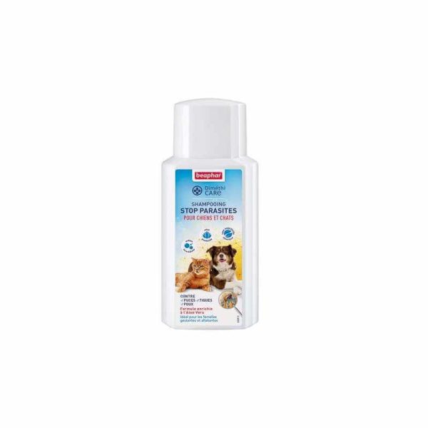 Shampooing stop parasites pour chien et chat 200 ml