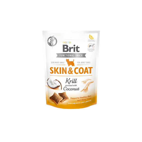 Brit Care Dog Functional Snack Skin & Coat Krill 150 gr