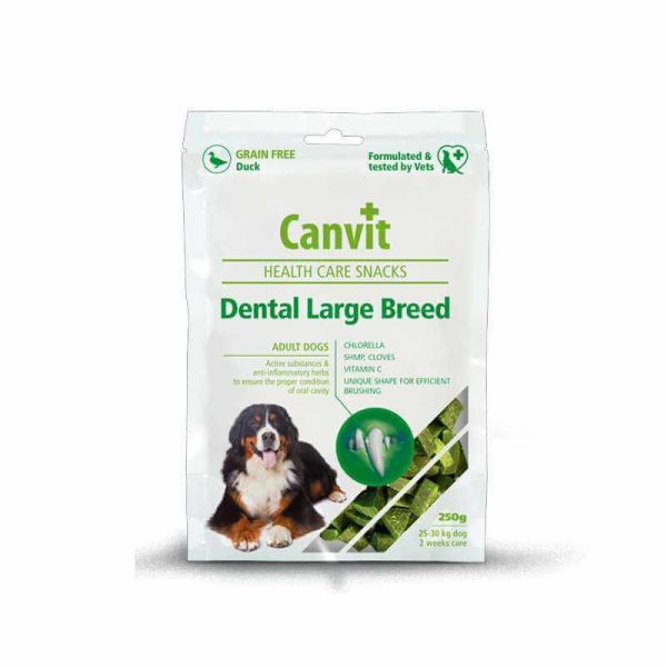 Canvit Dog Snack Dental Large Breed 250g