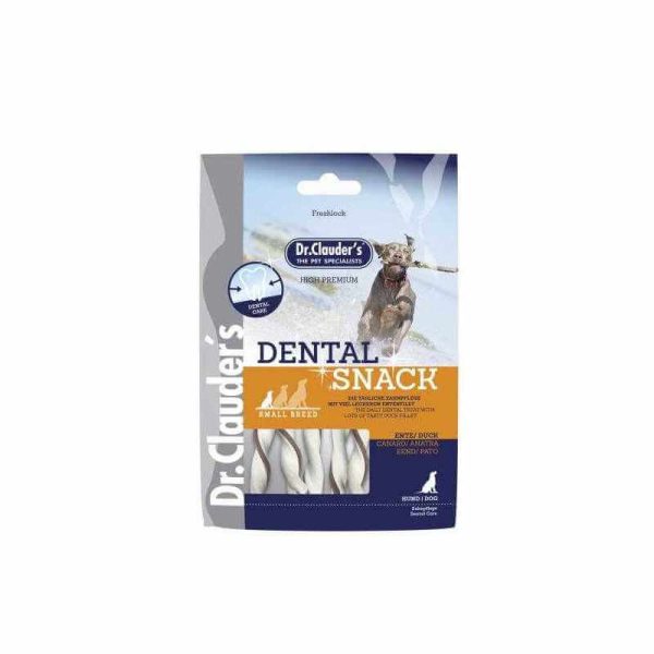 Dr Clauder's DENTAL SNACK Canard - SMALL BREED 80GR