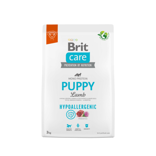 Brit Care Dog Hypoallergenic Puppy Lamb 3 KG