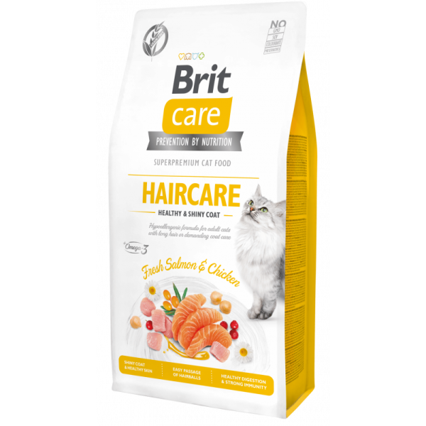 Brit Care Haircare&Shiny Coat Beauté du Poil Sans Céréales 7 KG