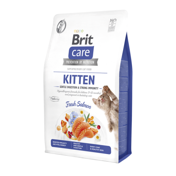 Brit Care au Saumon Sans Céréales et Digestion 2 KG